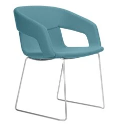 TWIST&SIT Konferenz- Und Besuchersessel | Kufengestell, Wollbezug VELITO -Möbel Pro Verkauf Konferenz und Besuchersessel TWISTundSIT Kufen Gestell Loungestuhl Loungesessel Konferenzsessel Besucherstuhl 46