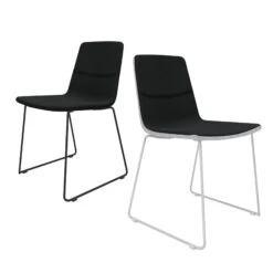 TWIST&SIT Besucher- Und Konferenzstuhl | Kufengestell, Wollbezug VELITO -Möbel Pro Verkauf Konferenz und Besucherstuhl TWISTundSIT Kufen Gestell Loungestuhl Konferenzstuhl Besucherstuhl 8