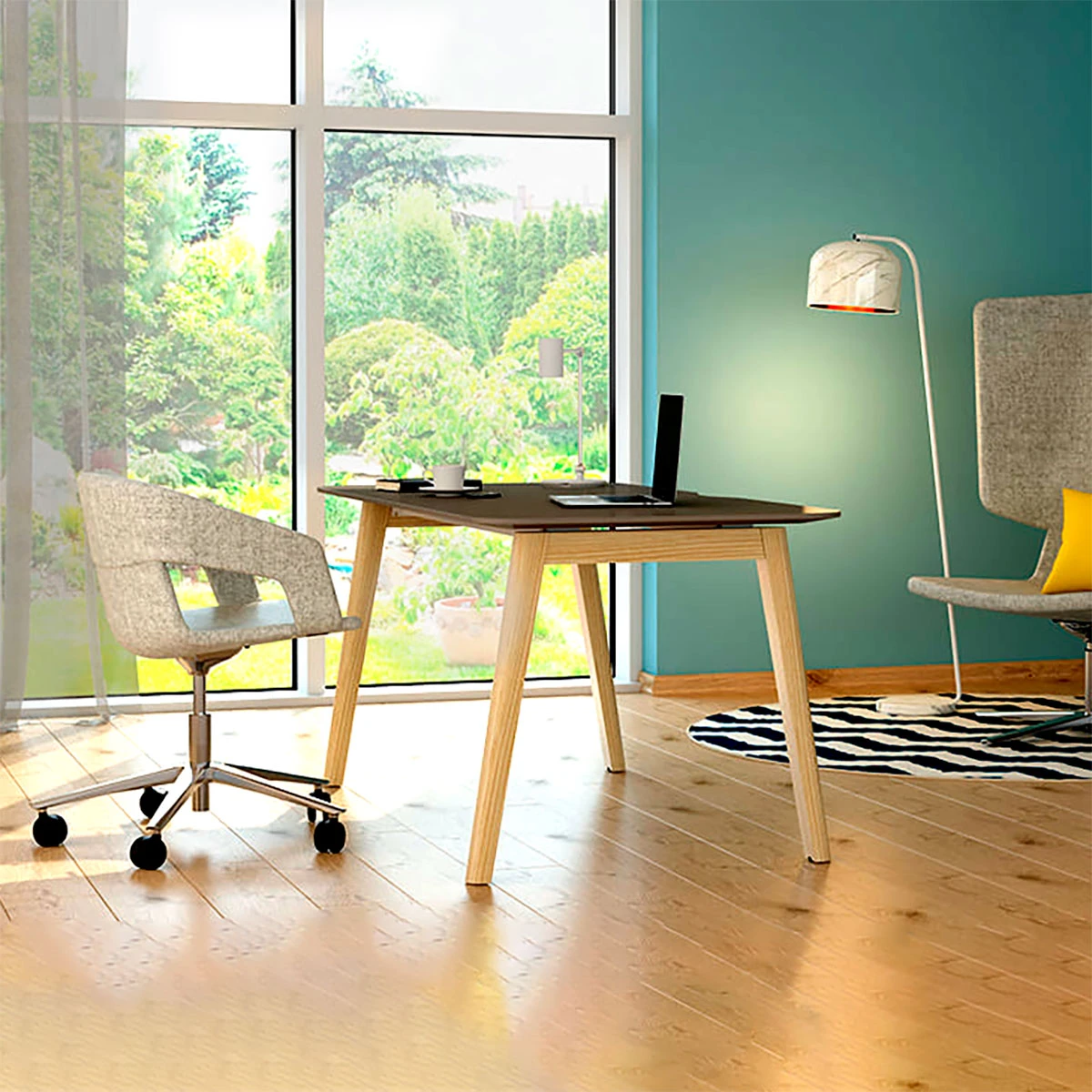 TWIST&SIT Drehstuhl | Rollbar, Höhenverstellbar, Wollbezug SYNERGY 4 TWIST&SIT Drehstuhl | Rollbar, Höhenverstellbar, Wollbezug SYNERGY – Bild 2