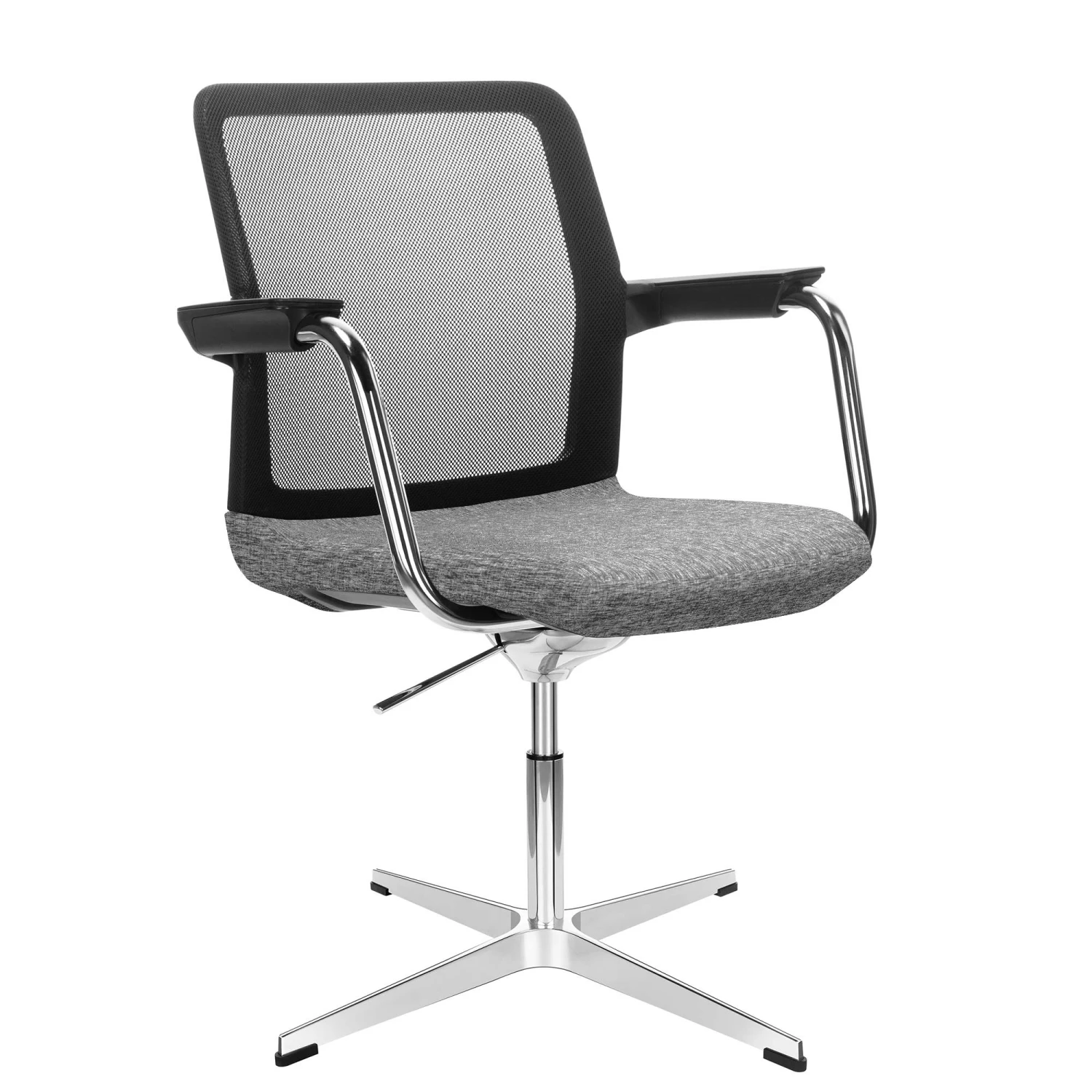 WIND Konferenzstuhl | 4-Stern-Kreuz, Netzrücken, Polyesterbezug BERTA 5 WIND Konferenzstuhl | 4-Stern-Kreuz, Netzrücken, Polyesterbezug BERTA – Bild 3