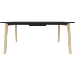 NOVA WOOD Konferenztisch | Elektrifiziert, Massivholz-Gestell, 1800 X 1200 Mm, HPL FENIX Schwarz 13 NOVA WOOD Konferenztisch | Elektrifiziert, Massivholz-Gestell, 1800 X 1200 Mm, HPL FENIX Schwarz -Möbel Pro Verkauf Konferenztisch NOVA Wood FENIX HPL 180 x 120 cm mit Kabeldurchlass Schwarz Holz Meeting Buerotisch 2