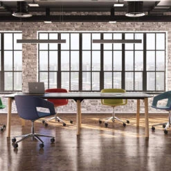 NOVA WOOD Konferenztisch | Elektrifiziert, Massivholz-Gestell, 2400 X 1200 Mm, HPL FENIX Schwarz 23 NOVA WOOD Konferenztisch | Elektrifiziert, Massivholz-Gestell, 2400 X 1200 Mm, HPL FENIX Schwarz -Möbel Pro Verkauf Konferenztisch NOVA Wood FENIX HPL 240 x 120 cm mit Kabeldurchlass Schwarz Holz Meeting Buerotisch 3 1