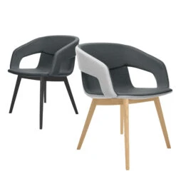 TWIST&SIT Lounge-Sessel | Massivholz-Gestell, Wollbezug SYNERGY -Möbel Pro Verkauf Lounge Sessel TWISTundSIT 4 Fussgestell Echtholz Wollbezug Loungestuhl Loungesessel Konferenzsessel Besucherstuhl 24