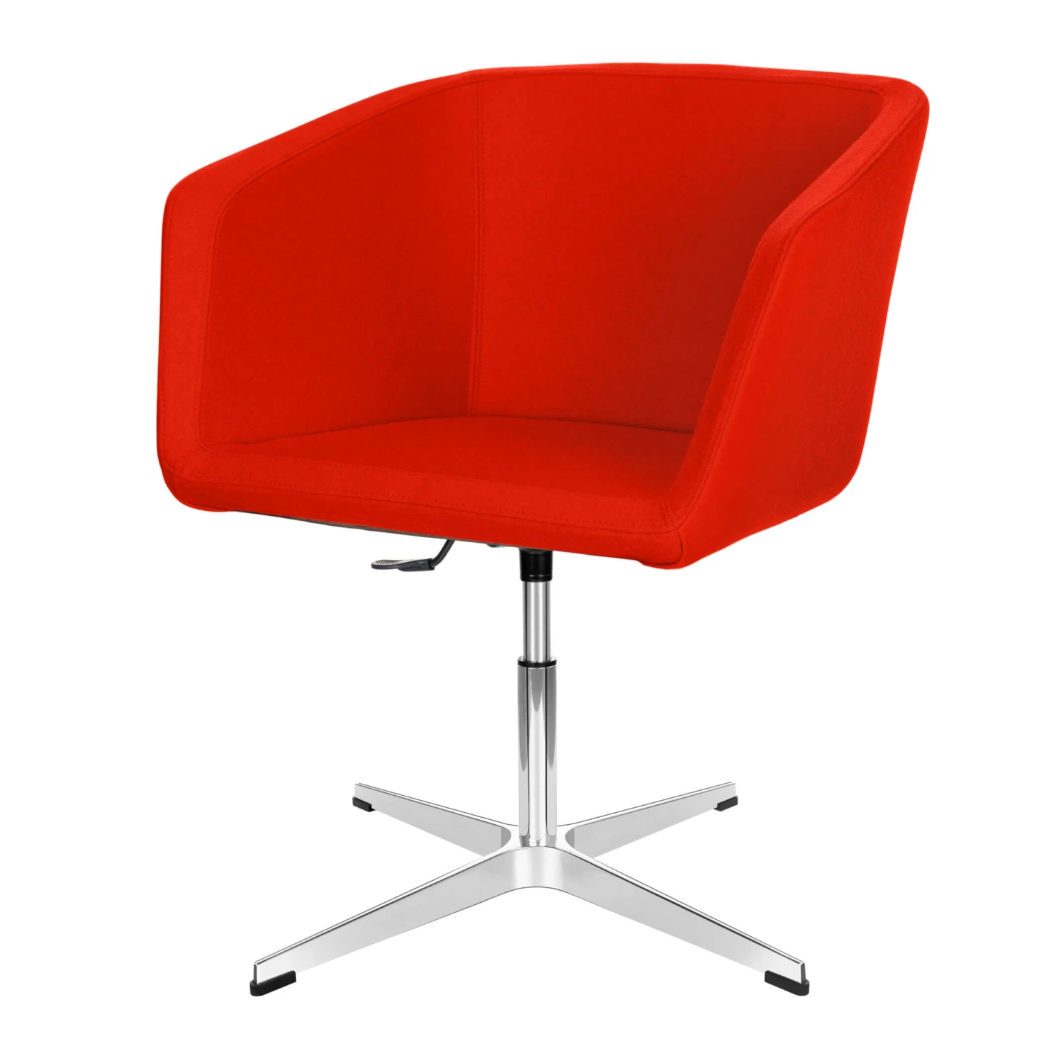 MEG Lounge-Sessel | 4-Fuß-Kreuz, Höhenverstellbar, Wollbezug VELITO 8 MEG Lounge-Sessel | 4-Fuß-Kreuz, Höhenverstellbar, Wollbezug VELITO – Bild 6