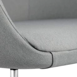 DANAE Lounge-Sessel | Rollbar, Höhenverstellbar, Bezugsstoffe LUCIA / VELITO / SYNERGY -Möbel Pro Verkauf Loungesessel Sessel auf Rollen DANAE Loungestuhl Besucherstuhl 4
