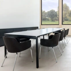 DANAE Lounge-Sessel | Rollbar, Höhenverstellbar, Bezugsstoffe LUCIA / VELITO / SYNERGY -Möbel Pro Verkauf Loungesessel Sessel auf Rollen DANAE Loungestuhl Stuhl Besucherstuhl 17