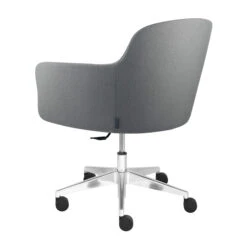 DANAE Lounge-Sessel | Rollbar, Höhenverstellbar, Bezugsstoffe LUCIA / VELITO / SYNERGY -Möbel Pro Verkauf Loungesessel Sessel auf Rollen DANAE Loungestuhl Stuhl Besucherstuhl 3