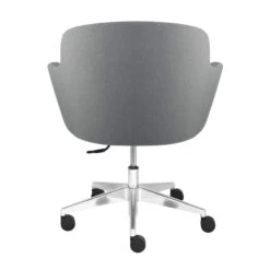 DANAE Lounge-Sessel | Rollbar, Höhenverstellbar, Bezugsstoffe LUCIA / VELITO / SYNERGY -Möbel Pro Verkauf Loungesessel Sessel auf Rollen DANAE Loungestuhl Stuhl Besucherstuhl 4