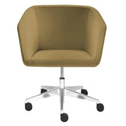 MEG Lounge-Sessel | Rollbar, Kunstleder -Möbel Pro Verkauf Loungesessel Sessel auf Rollen MEG 2247 4