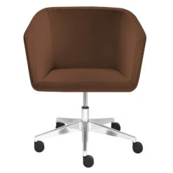 MEG Lounge-Sessel | Rollbar, Kunstleder -Möbel Pro Verkauf Loungesessel Sessel auf Rollen MEG 2247 6