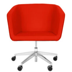 MEG Lounge-Sessel | Rollbar, Wollbezug VELITO -Möbel Pro Verkauf Loungesessel Sessel auf Rollen Stuhl MEG Wollbezug Besucherstuhl Besprechungsstuhl Buerostuhl Lounge Stuhl Loungestuhl Wartestuhl 1 1