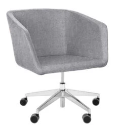 MEG Lounge-Sessel | Rollbar, Wollbezug VELITO -Möbel Pro Verkauf Loungesessel Sessel auf Rollen Stuhl MEG Wollbezug Besucherstuhl Besprechungsstuhl Lounge Stuhl Loungestuhl Wartestuhl 16