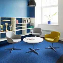 DANAE Lounge-Sessel | 4-Fuß-Gestell, Bezugsstoffe LUCIA / VELITO / SYNERGY -Möbel Pro Verkauf Loungesessel Sessel mit 4 Fussgestell DANAE Loungestuhl Stuhl Besucherstuhl 10