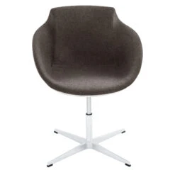 TULA Loungesessel | 4-Fuß-Kreuz, Höhenverstellbar, Wollbezüge VELITO / SYNERGY -Möbel Pro Verkauf Loungesessel Sessel mit 4 Fussgestell TULA 2206 4