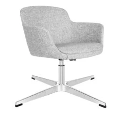 DANAE Lounge-Sessel | 4-Fuß-Kreuz, Höhenverstellbar, Bezugsstoffe LUCIA / VELITO / SYNERGY