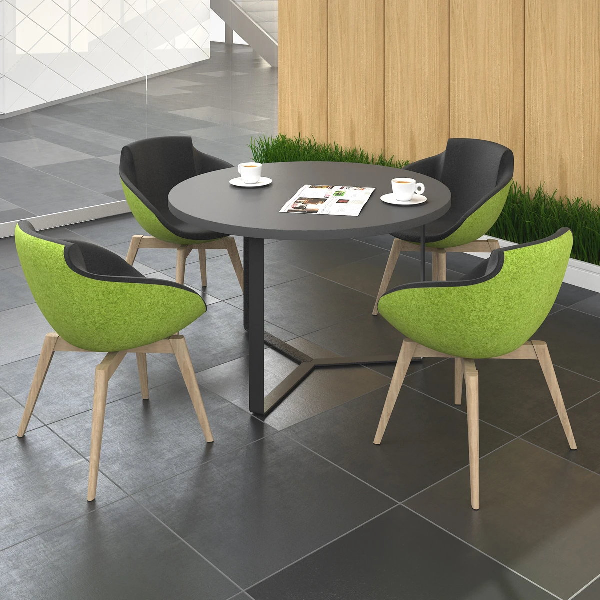 TULA Loungesessel | Massivholz-Gestell, Wollbezüge VELITO / SYNERGY 9 TULA Loungesessel | Massivholz-Gestell, Wollbezüge VELITO / SYNERGY – Bild 7