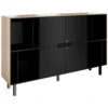 BRALCO SILE Highboard | 2 OH, 2025 X 1250 Mm, Eiche -Möbel Pro Verkauf Lowboard BRALCO SILE 2 OH 203 x 125 cm Sideboard Kommode Fluegeltueren Eiche Sideboard Kommode Schrank Konsole Anrichte