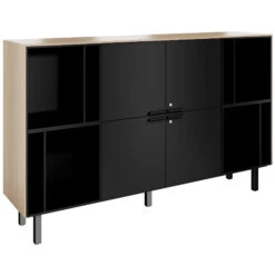 BRALCO SILE Highboard | 2 OH, 2025 X 1250 Mm, Eiche
