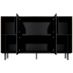 BRALCO SILE Highboard | 2 OH, 2025 X 1250 Mm, Eiche -Möbel Pro Verkauf Lowboard BRALCO SILE 2 OH 203 x 125 cm Sideboard Kommode Fluegeltueren Eiche Sideboard Kommode Schrank Konsole Anrichte 2