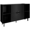 BRALCO SILE Highboard | 2 OH, 2025 X 1250 Mm, Schwarz