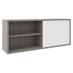 NOVA Lowboard | 1,5 OH, 1382 X 570 Mm, Nordeiche Grau -Möbel Pro Verkauf Lowboard NOVA Executive Sideboard Aktenaufbewahrung Schiebetuerenschrank 1 5 OH BxTxH 138 2 x 35 x 57 cm Nordeiche grau Schiebetuerenschrank Sideboard Kommode Aktenaufbewahru