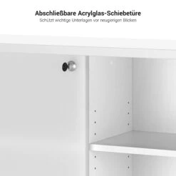 NOVA Lowboard | 1,5 OH, 1382 X 570 Mm, Sandesche -Möbel Pro Verkauf Lowboard NOVA Executive Sideboard Aktenaufbewahrung Schiebetuerenschrank 1 5 OH BxTxH 138 2 x 35 x 57 cm Sandesche Schiebetuerenschrank Sideboard Kommode Aktenaufbewahrung 7