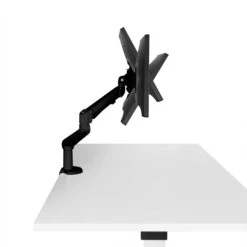 Monitorhalter | Gasfederunterstützung, 200 - 500 Mm, Schwarz -Möbel Pro Verkauf Monitorhalter Stahl Monitorarm Schwarz Gasfederunterstuetzung PC Halterung Computerhalter Computerhalterung Tischhalterung 2