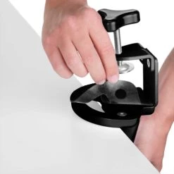 Monitorhalter | Gasfederunterstützung, 200 - 500 Mm, Schwarz -Möbel Pro Verkauf Monitorhalter Stahl Monitorarm Schwarz Gasfederunterstuetzung PC Halterung Computerhalter Computerhalterung Tischhalterung 9