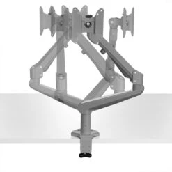 Monitorhalter | Gasfederunterstützung, 200 - 500 Mm, Silber -Möbel Pro Verkauf Monitorhalter Stahl Monitorarm Silber Gasfederunterstuetzung PC Halterung Computerhalter Computerhalterung Tischhalterung 6