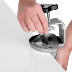 Monitorhalter | Gasfederunterstützung, 200 - 500 Mm, Silber -Möbel Pro Verkauf Monitorhalter Stahl Monitorarm Silber Gasfederunterstuetzung PC Halterung Computerhalter Computerhalterung Tischhalterung 9