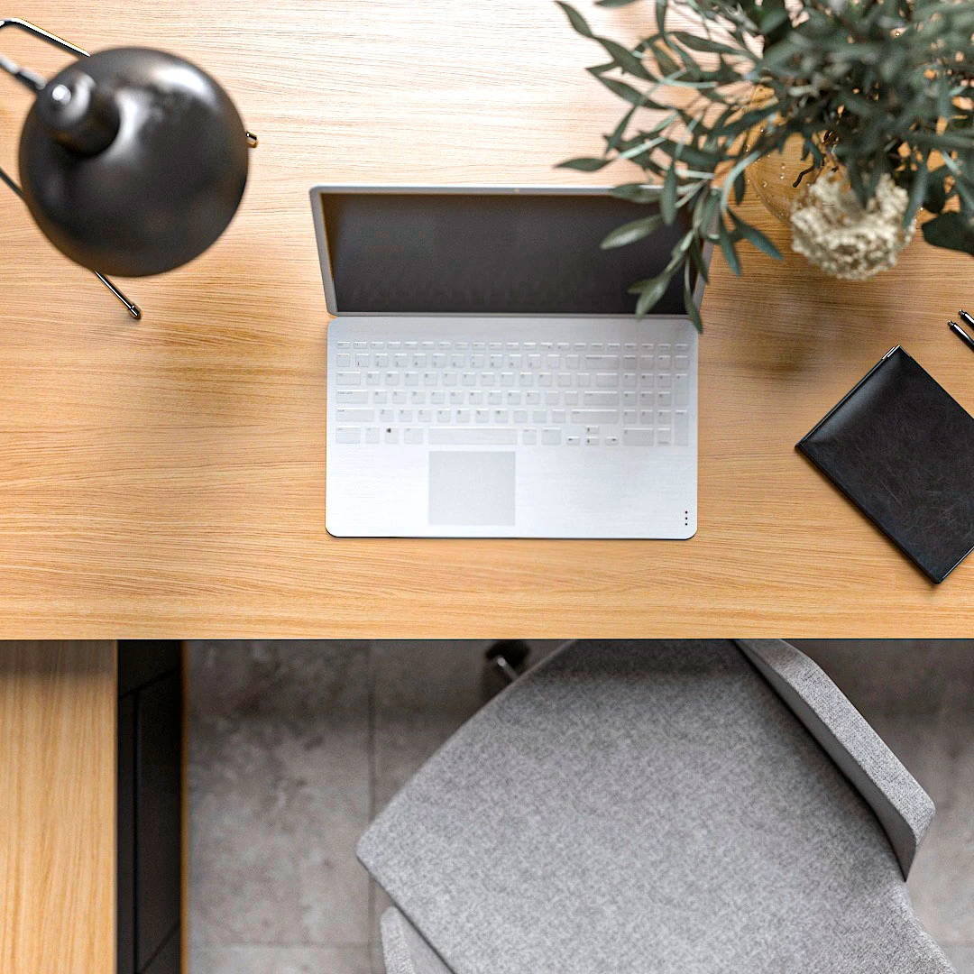 MOTION 2 Motoren-Schreibtisch Mit Sideboard | Elektrisch Höhenverstellbar, 2000 X 1800 Mm, Ahorn Furnier 11 MOTION 2 Motoren-Schreibtisch Mit Sideboard | Elektrisch Höhenverstellbar, 2000 X 1800 Mm, Ahorn Furnier – Bild 9