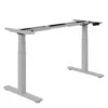 TELDRA Motortisch-Gestell | 1200 - 1800 Mm, Elektrisch Höhenverstellbar, Silber -Möbel Pro Verkauf Motor Tischgestell TELDRA Motortisch 2 Motoren 120 180 cm Breite Silber elektrisch hoehenverstellbar Motortisch Schreibtisch 9