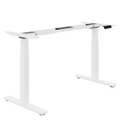 TELDRA Motortisch-Gestell | 1200 - 1800 Mm, Elektrisch Höhenverstellbar, Weiß