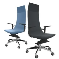 NORTH CAPE Bürodrehstuhl | LUCIA 11 NORTH CAPE Bürodrehstuhl | LUCIA -Möbel Pro Verkauf NORTH CAPE EXECUTIVE Buerodrehstuhl Glatte oder gesteppte Ausfuehrung Wippmechanik mit 4 Feststellpositionen 5 Stern Fusskreuz Armlehnen Bezugsstoff und Farbe waehlbar Chefstu 1 2