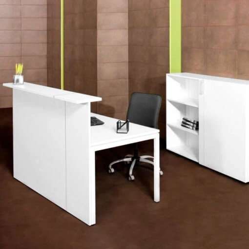 NOVA Empfangstheke | 1600 X 935 Mm -Möbel Pro Verkauf NOVA Empfangstheke 1 6 Meter Theke Empfang Rezeption Empfangstisch inkl Schreibtisch