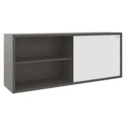 NOVA U Chefschreibtisch Mit Lowboard | 2000 X 1382 Mm, Cubanitgrau -Möbel Pro Verkauf NOVA U Chefschreibtisch mit Lowboard 2000 x 1382 mm Cubanitgrau Buerotisch Homeofficetisch Tisch mit Stauraum Lowboard Schreibtisch mit Kommode Aktenschreibtisch Konferenztisch 12