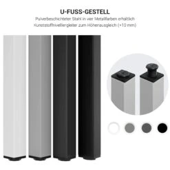 NOVA U Chefschreibtisch Mit Lowboard | 2000 X 1382 Mm, Nordeiche Grau -Möbel Pro Verkauf NOVA U Chefschreibtisch mit Lowboard 2000 x 1382 mm Nordeiche grau Buerotisch Homeofficetisch Tisch mit Stauraum Lowboard Schreibtisch mit Kommode Aktenschreibtisch Konferenztisch 19