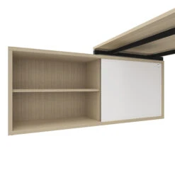 NOVA U Chefschreibtisch Mit Lowboard | 2000 X 1382 Mm, Sandesche -Möbel Pro Verkauf NOVA U Chefschreibtisch mit Lowboard 2000 x 1382 mm Sandesche Buerotisch Homeofficetisch Tisch mit Stauraum Lowboard Schreibtisch mit Kommode Aktenschreibtisch Konferenztisch 1