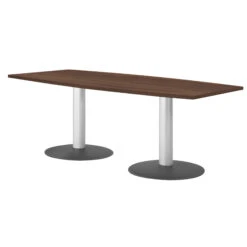 OPTIMA Konferenztisch | Bootsform, 1800 X 1000 Mm (6 - 8 Personen), Nussbaum -Möbel Pro Verkauf OPTIMA Konferenztisch Bootsform 180x100 cm Besprec 6