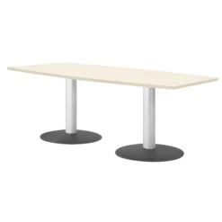 OPTIMA Konferenztisch | Bootsform, 2000 X 1000 Mm (6 - 8 Personen), Ahorn -Möbel Pro Verkauf OPTIMA Konferenztisch Bootsform 200x100 cm Besprec 6 4