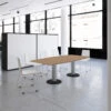 OPTIMA Konferenztisch | Bootsform, 2000 X 1000 Mm (6 - 8 Personen), Bernsteineiche