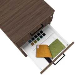 OPTIMA Standcontainer | 600 Mm Tief, Nussbaum -Möbel Pro Verkauf OPTIMA Standcontainer 600 mm tief Nussbaum Buerocontainer Container Bueroschrank 1