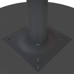 OPTIMA Besprechungstisch | Rund, Gestell Anthrazit, Ø 800 Mm, Anthrazit -Möbel Pro Verkauf OPTIMA runder Besprechungstisch 80 cm Anthrazit 5