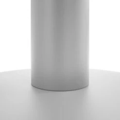 OPTIMA Besprechungstisch | Rund, Gestell Silber, Ø 800 Mm, Nussbaum -Möbel Pro Verkauf OPTIMA runder Besprechungstisch 80 cm Nussbaum 2 1