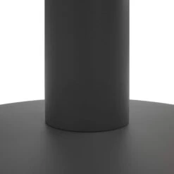 OPTIMA Besprechungstisch | Rund, Gestell Anthrazit, Ø 800 Mm, Weiß -Möbel Pro Verkauf OPTIMA runder Besprechungstisch 80 cm Weiss Ant 3