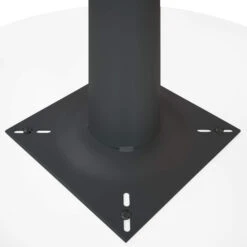 OPTIMA Besprechungstisch | Rund, Gestell Anthrazit, Ø 800 Mm, Weiß -Möbel Pro Verkauf OPTIMA runder Besprechungstisch 80 cm Weiss Ant 5