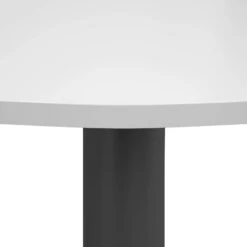 OPTIMA Besprechungstisch | Rund, Gestell Anthrazit, Ø 1000 Mm, Perlgrau -Möbel Pro Verkauf OPTIMA runder Besprechungstisch Esstisch Kuechenti 6 3