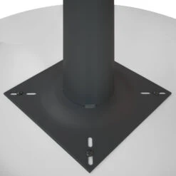 OPTIMA Besprechungstisch | Rund, Gestell Anthrazit, Ø 1000 Mm, Perlgrau -Möbel Pro Verkauf OPTIMA runder Besprechungstisch Esstisch Kuechenti 7 3