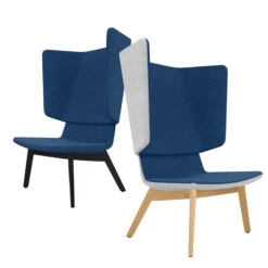 TWIST&SIT Ohrensessel | Massivholz-Gestell, Wollbezug SYNERGY -Möbel Pro Verkauf Ohrensessel TWISTundSIT 4 Fussgestell aus Echtholz SYNERGY Loungestuhl Loungesessel 10