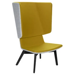 TWIST&SIT Ohrensessel | Massivholz-Gestell, Wollbezug VELITO -Möbel Pro Verkauf Ohrensessel TWISTundSIT 4 Fussgestell aus Echtholz VELITO Loungestuhl Loungesessel 29